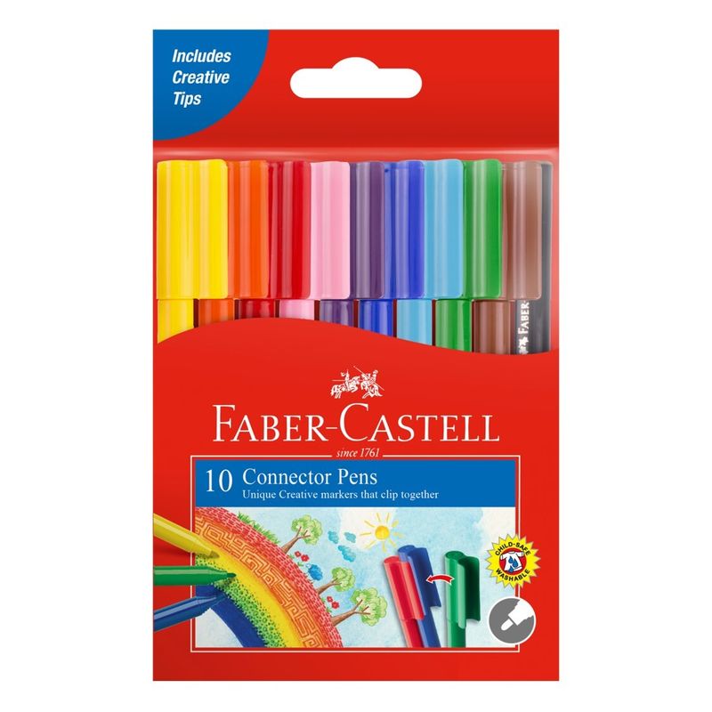 MARKER FABER-CASTELL CONNECTOR PENS WLT10