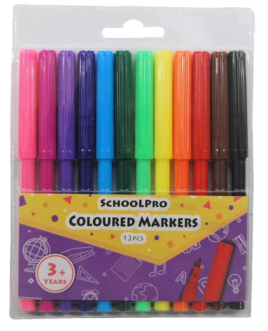 MARKER SCHOOLPRO ASSORTED WLT12