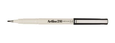 PEN ARTLINE FINELINER 210 0.6MM MEDIUM BLACK