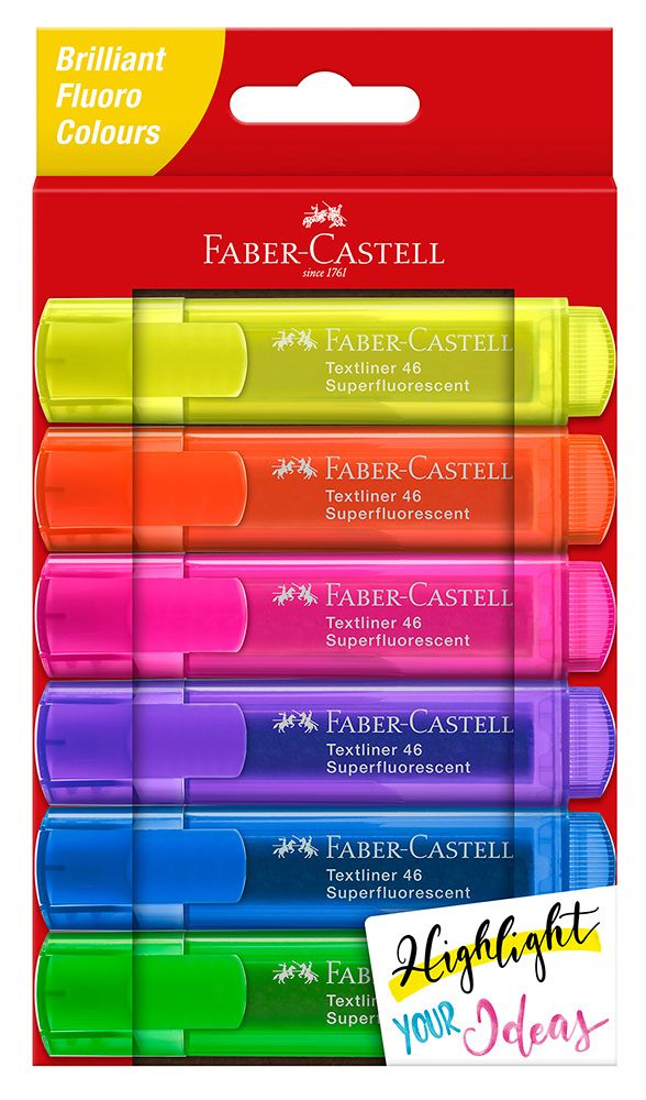 HIGHLIGHTER FABER-CASTELL TEXTLINER ICE WLT6