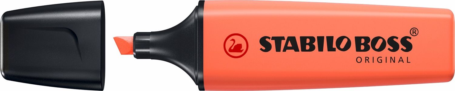 HIGHLIGHTER STABILO BOSS PASTEL FADED CORAL RED HIGHLIGHTER STABILO BOSS PASTEL FADED CORAL RED