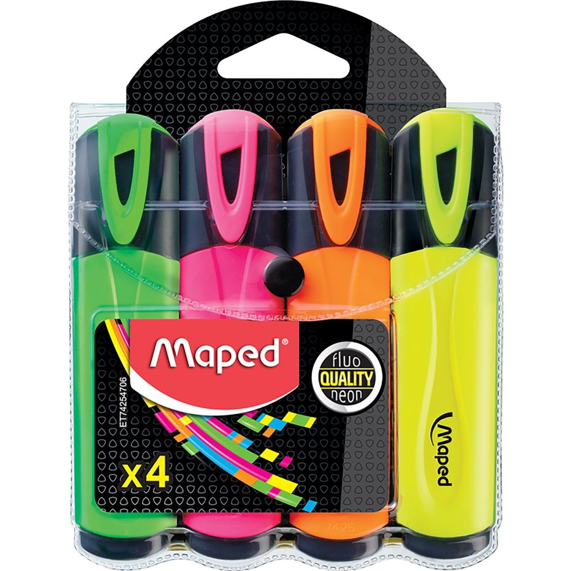 SP- HIGHLIGHTER MAPED FLURO PEPS WLT4