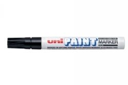 MARKER PAINT UNI PX20 2.8MM MEDIUM BULLET TIP BLACK