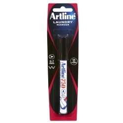 MARKER LAUNDRY ARTLINE 750 0.7MM BULLET NIB BLACK PK1 MARKER LAUNDRY ARTLINE 750 0.7MM BULLET NIB BLACK PK1