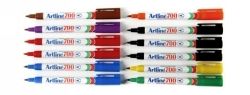 MARKER ARTLINE 700 PERMANENT 0.7MM BULLET NIB ASST BX12