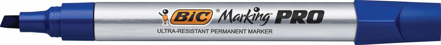 PERMANENT MARKER BIC INTENSITY METAL PRO 4.95MM CHISEL TIP BLUE PG BX12 PERMANENT MARKER BIC INTENSITY METAL PRO 4.95MM CHISEL TIP BLUE PG BX12