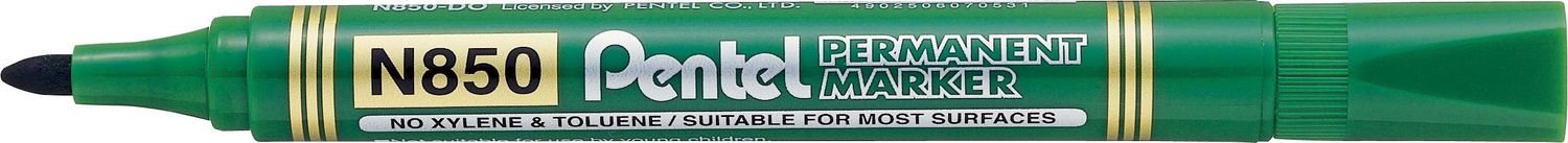 SP- MARKER PENTEL N850 GREEN PERM BULLET