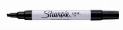 MARKER SHARPIE PERMANENT BROAD CHISEL BLACK BX12