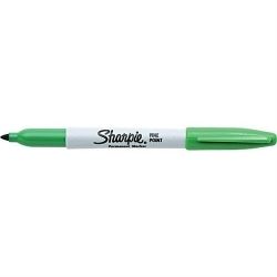 SP - MARKER SHARPIE PERMANENT FINE 1.0MM GREEN BX12 SP - MARKER SHARPIE PERMANENT FINE 1.0MM GREEN BX12