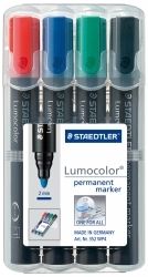 MARKER STAEDTLER 352 LUMOCOLOR PERMANENT BULLET ASST WLT4 MARKER STAEDTLER 352 LUMOCOLOR PERMANENT BULLET ASST WLT4
