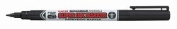 MARKER UNI SUPER INK OIL BASE 0.9MM TIP BLACK