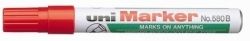 SP- MARKER UNI 580B PERMANENT CHISEL RED