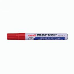 SP- MARKER UNI 520F PERMANENT BULLET RED