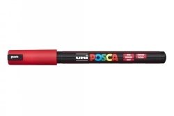 MARKER UNI POSCA PC1MR N/POINT 0.7MM RED