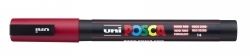 MARKER UNI POSCA PC3M BULLET TIP DARK RED