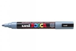 MARKER UNI POSCA PC5M BULLET TIP SLATE GREY