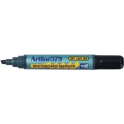 MARKER WHITEBOARD ARTLINE 579 5MM CHISEL NIB BLACK
