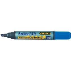 MARKER WHITEBOARD ARTLINE 579 5MM CHISEL NIB BLUE MARKER WHITEBOARD ARTLINE 579 5MM CHISEL NIB BLUE