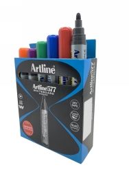 MARKER WHITEBOARD ARTLINE 500A 2MM BULLET NIB ASST BX12 MARKER WHITEBOARD ARTLINE 500A 2MM BULLET NIB ASST BX12