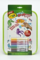 WHITEBOARD DRY ERASE CRAYOLA W/8 MARKERS