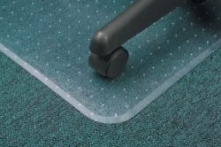 CHAIRMAT MARBIG 91X120CM DURAMAT PVC LOW KEY