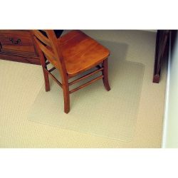 CHAIRMAT MARBIG 114X134CM ECONOMY PVC LOW KEY CLEAR CHAIRMAT MARBIG 114X134CM ECONOMY PVC LOW KEY CLEAR