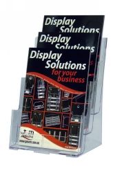 DEFLECT-O BROCHURE HOLDER A4 F/S W/M 3 POCKET 77301 DEFLECT-O BROCHURE HOLDER A4 F/S W/M 3 POCKET 77301