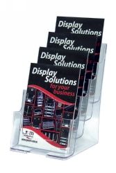 DEFLECT-O BROCHURE HOLDER A5 F/S W/M 4 POCKET 77901