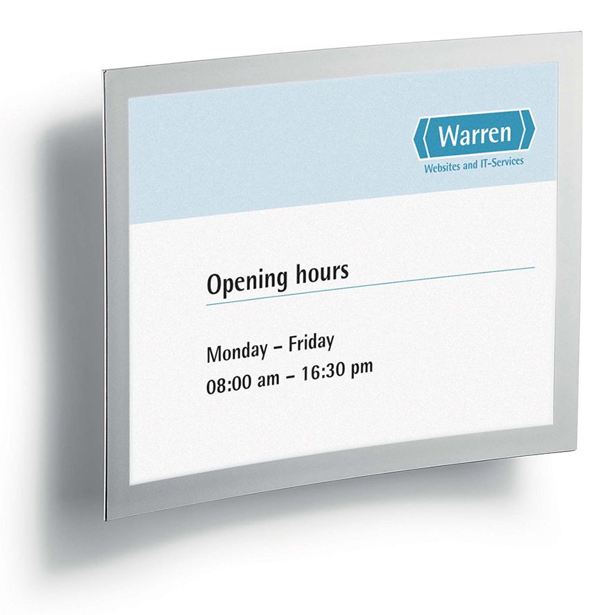 SP- WALL STAND DURABLE A4 DURAVIEW