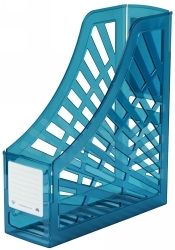 MAGAZINE STAND ITALPLAST TINTED BLUE