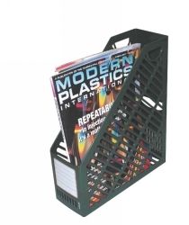 MAGAZINE STAND ITALPLAST BLACK