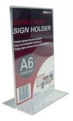 SP- DEFLECT-O DOUBLE SIDED DOCUMENT HOLDER A6 PORTRAIT 69001