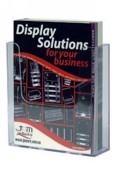 BROCHURE HOLDER DEFLECTO A4 EXTRA CAP WALL MOUNT 39103