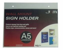 DEFLECT-O WALL MOUNTED DOCUMENT HOLDER A5 LANDSCAPE 47111