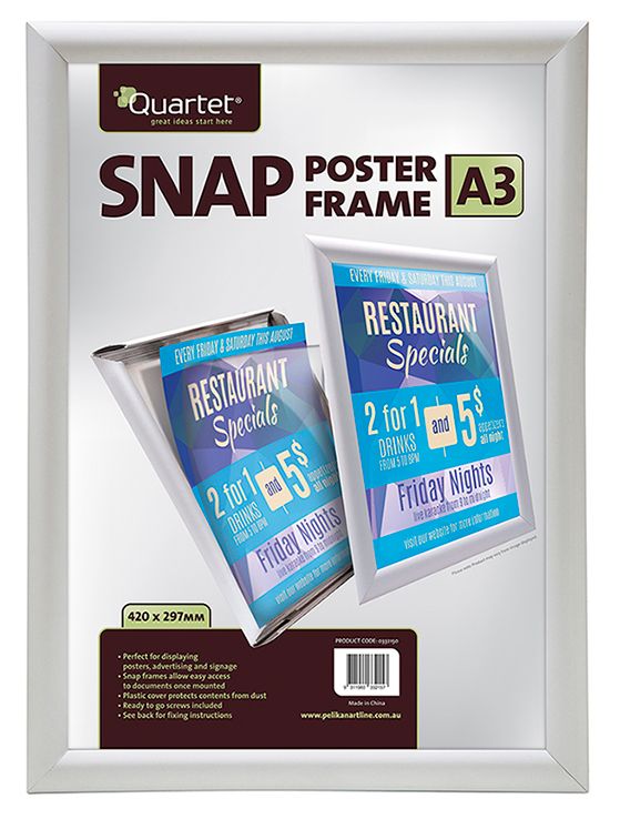 SP- POSTER FRAME QUARTET A3 25MM INSTANT
