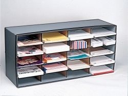 LITERATURE SORTER MARBIG 20 COMP 310X435MM GREY