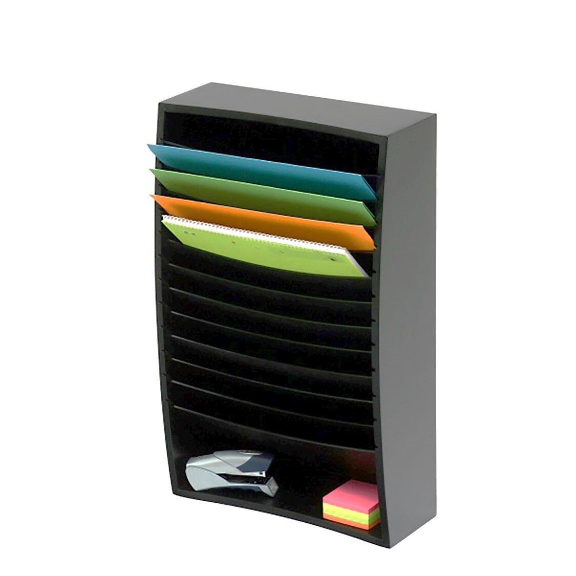 SP- DESKTOP SORTER MARBIG 12 TIER BLACK