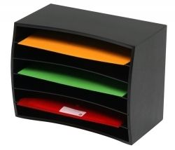 DESK ORGANIZER MARBIG WOOD 6 TIER