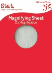 MAGNIFYING SHEET STAT 280MMX 210MM