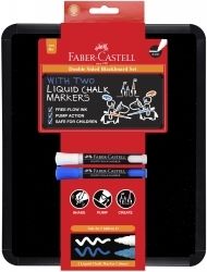 BLACKBOARD FABER-CASTELL DOUBLE SIDED WITH PK2 LIQUID CHALK MARKERS BLACKBOARD FABER-CASTELL DOUBLE SIDED WITH PK2 LIQUID CHALK MARKERS