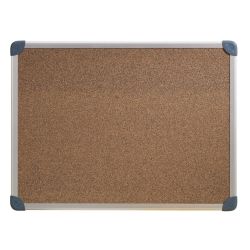 CORK BOARD PENRITE ALUM FRAME 450X600MM