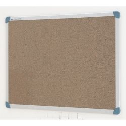 CORK BOARD PENRITE ALUM FRAME 900X600MM