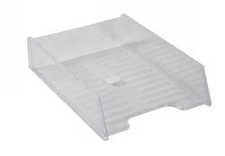 DOCUMENT TRAY ITALPLAST A4 MULTIFIT CLEAR