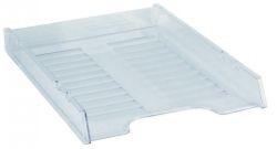 DOCUMENT TRAY ITALPLAST A4 SLIMLINE MULTI FIT CLEAR DOCUMENT TRAY ITALPLAST A4 SLIMLINE MULTI FIT CLEAR