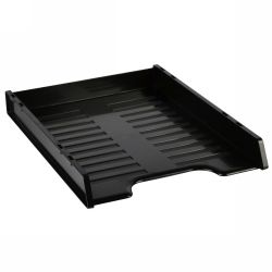 DOCUMENT TRAY ITALPLAST A4 SLIMLINE MULTI FIT GREENR BLACK DOCUMENT TRAY ITALPLAST A4 SLIMLINE MULTI FIT GREENR BLACK