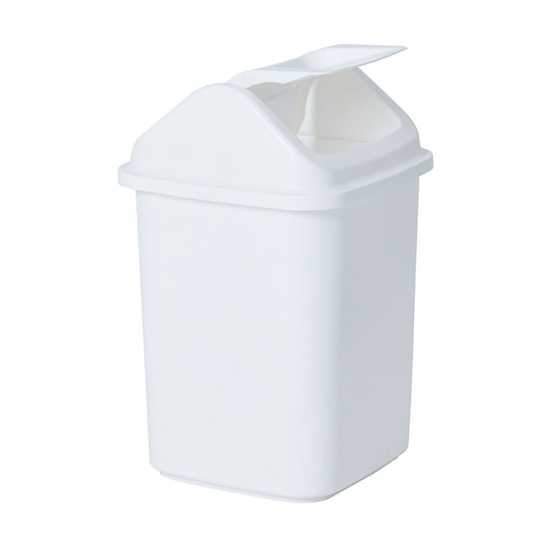 BIN COMPASS 20L SWING WHITE PLASTIC