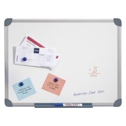 WHITEBOARD QUARTET 900X600MM PENRITE ALUMINIUM FRAME MAGNETIC