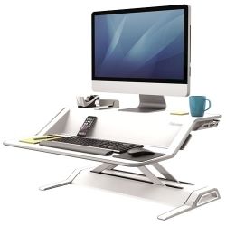 SP- WORKSTATION FELLOWES LOTUS SIT STAND WHITE SP- WORKSTATION FELLOWES LOTUS SIT STAND WHITE