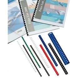 BINDING COMBS GBC 38MM BLACK PK50