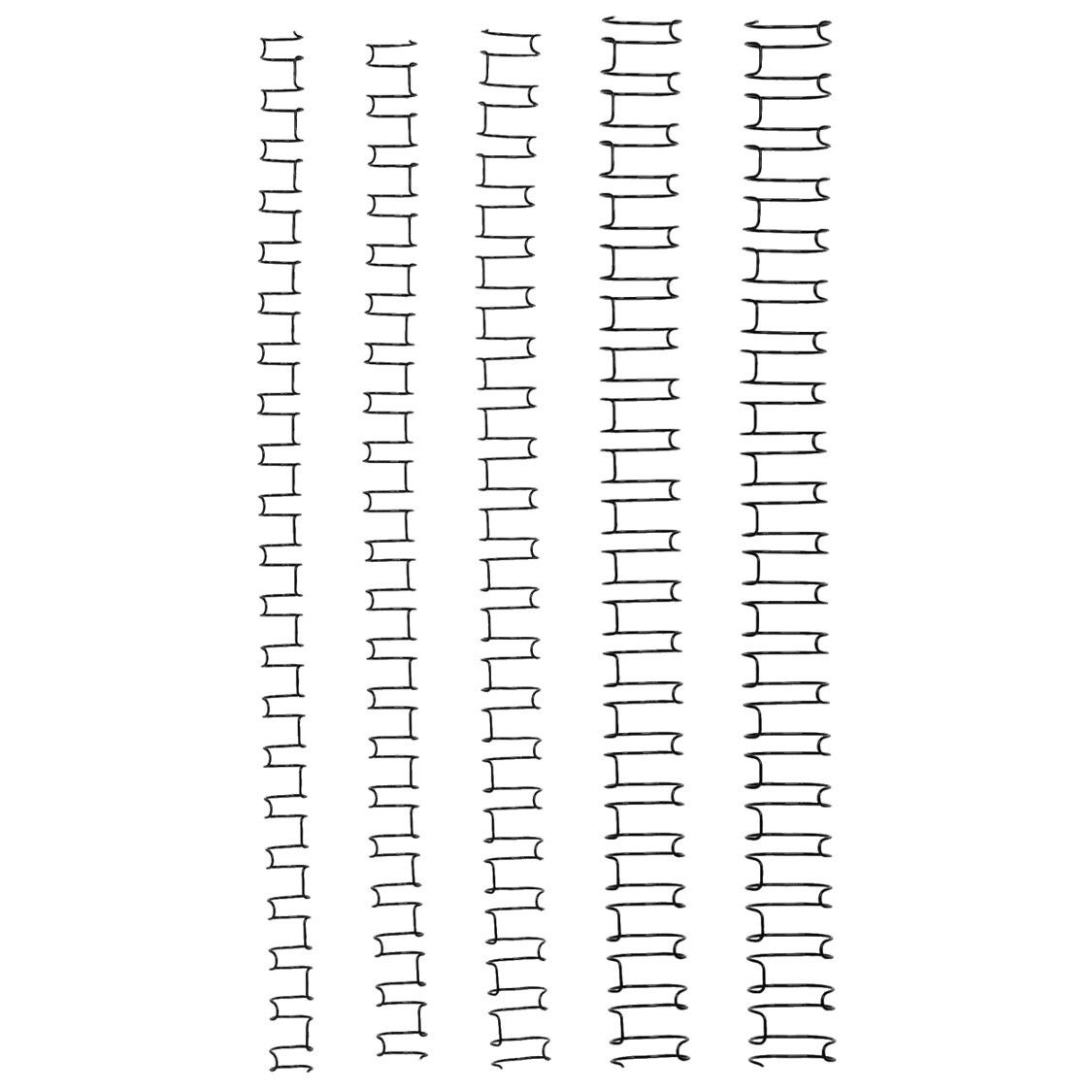 SP- BINDING COMBS GBC 10MM 21 LOOP WIRE BLACK PK100 SP- BINDING COMBS GBC 10MM 21 LOOP WIRE BLACK PK100